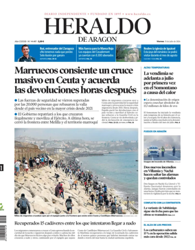 Cover of Heraldo de Aragon