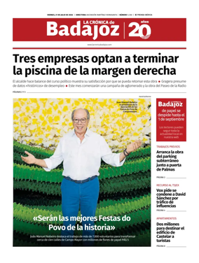 Cover of La Cronica de Badajoz BE