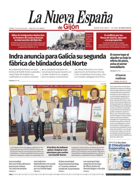 Cover of La Nueva Espana (Gijon)