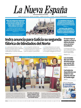 Cover of La Nueva Espana (Oviedo)