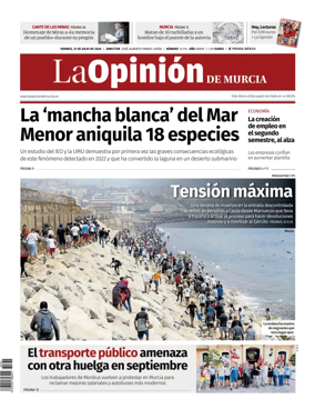 Cover of La Opinion de Murcia