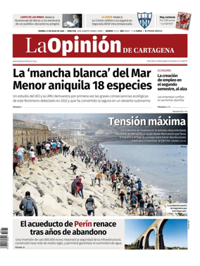 Cover of La Opinion de Murcia (Cartagena)