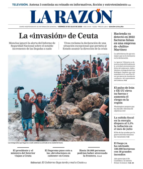 Cover of La Razon (Cataluna)