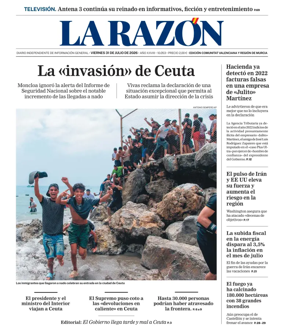 Cover of La Razon (Levante)