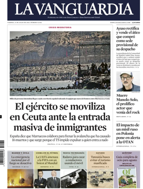 Cover of La Vanguardia (1st Edition)