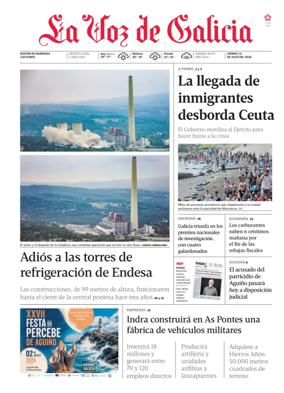 Cover of La Voz de Galicia (Barbanza)