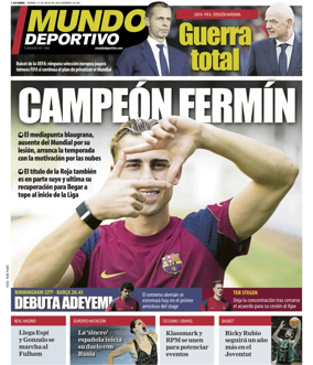 Cover of Mundo Deportivo (At. Madrid)