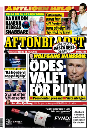 Cover of Aftonbladet