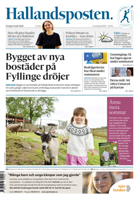 Cover of Hallandsposten