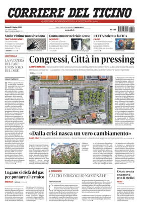 Cover of Corriere del Ticino