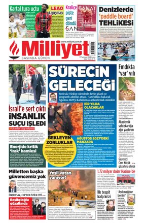 Cover of Milliyet