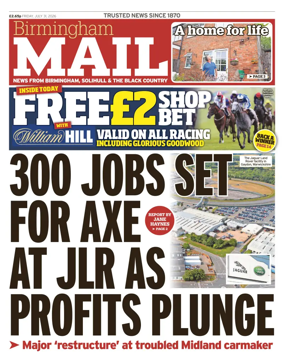 Cover of Birmingham Mail