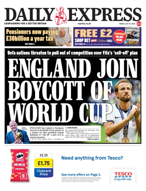 Cover of Daily Express