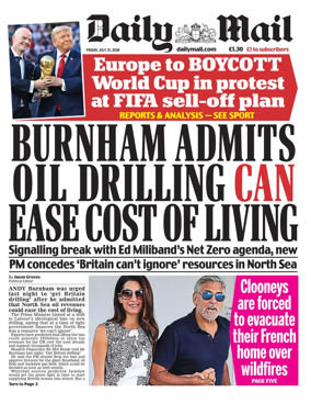 Cover of Daily Mail