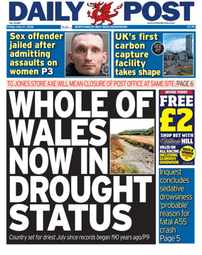 Cover of Daily Post (North Wales)