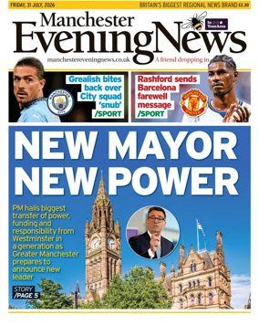 Cover of Manchester Evening News