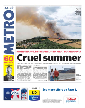 Cover of Metro (UK)