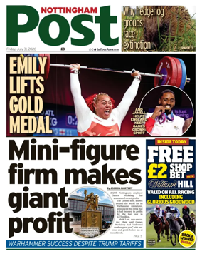 Cover of Nottingham Post