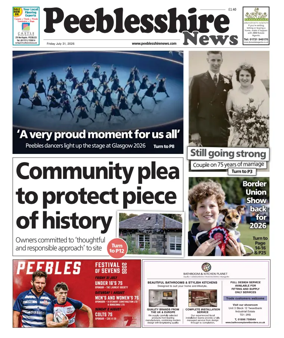 Cover of Peebleshire News