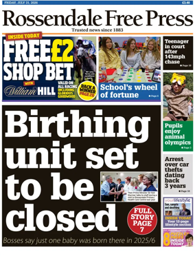 Cover of Rossendale Free Press