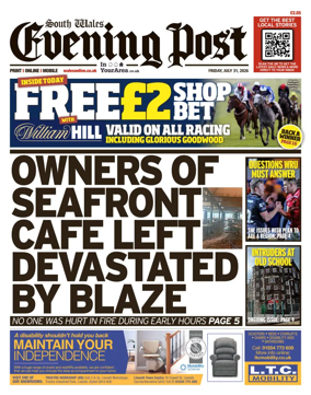 Cover of South Wales Evening Post