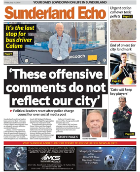 Cover of Sunderland Echo