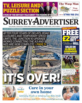 Cover of Surrey Advertiser