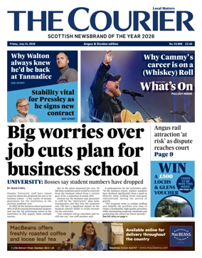 Cover of The Courier & Advertiser (Angus and Dundee)