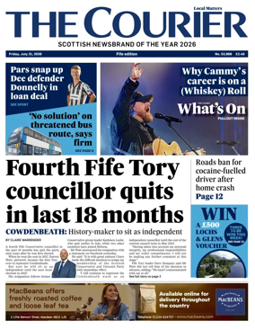 Cover of The Courier & Advertiser (Fife Edition)