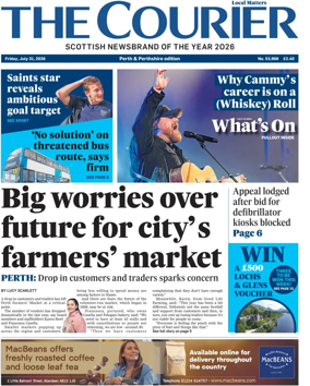 Cover of The Courier & Advertiser (Perth and Perthshire Edition)