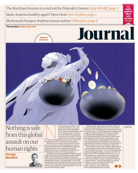 Cover of The Guardian e-paper Journal