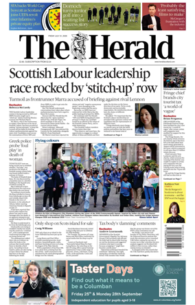 Cover of The Herald (Scotland)