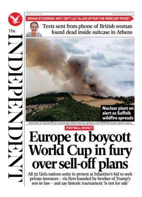 Cover of The Independent