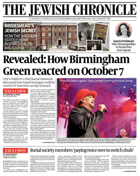 Cover of The Jewish Chronicle