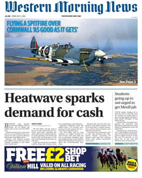 Cover of Western Morning News
