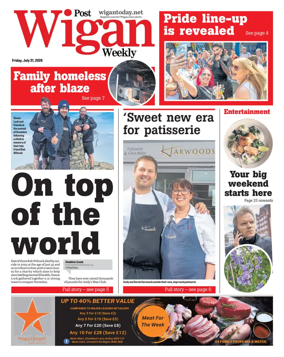 Cover of Wigan Evening Post