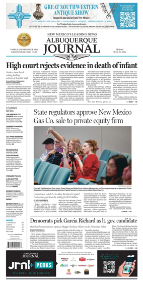 Cover of Albuquerque Journal