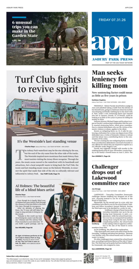Cover of Asbury Park Press
