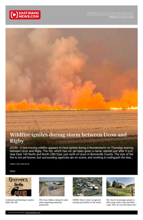 Cover of East Idaho News