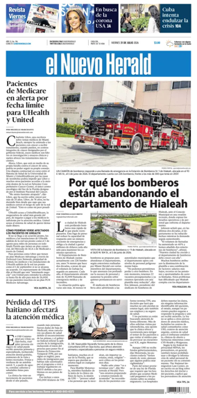 Cover of El Nuevo Herald