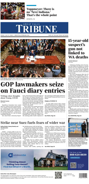 Cover of Great Falls Tribune