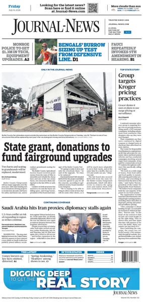 Cover of Hamilton Journal News