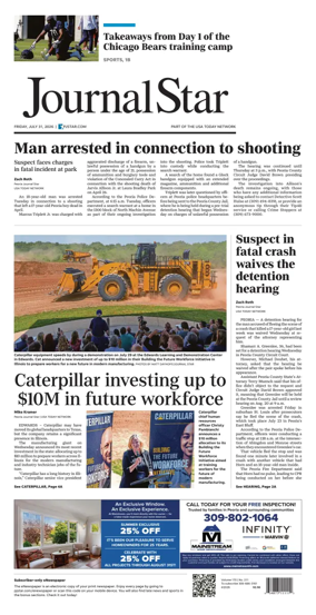 Cover of Journal Star (Peoria)