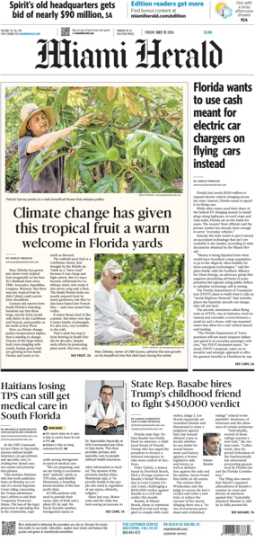Cover of Miami Herald