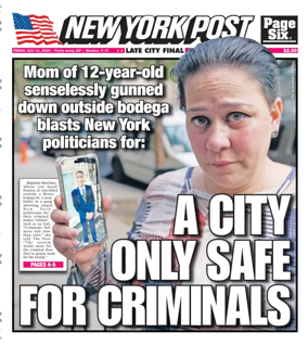 Cover of New York Post