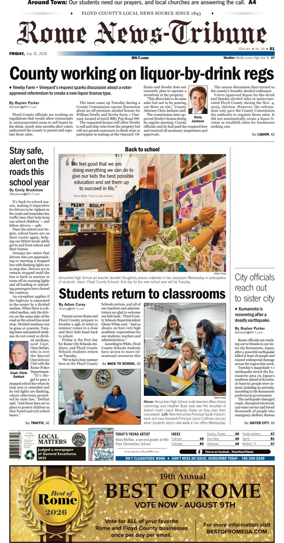 Cover of Rome News-Tribune