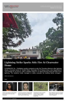 Cover of Tampa Free Press