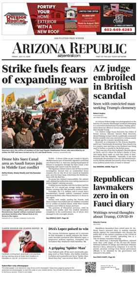 Cover of The Arizona Republic