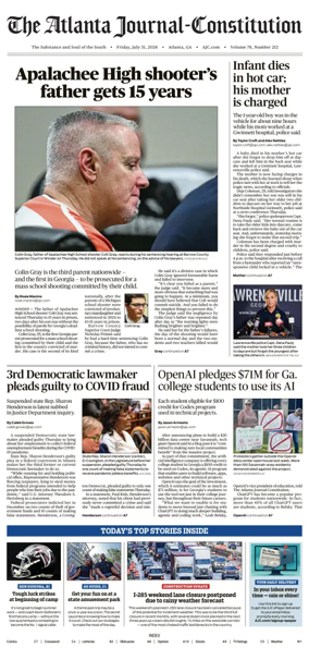 Cover of The Atlanta Journal-Constitution