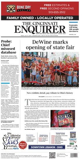 Cover of The Cincinnati Enquirer